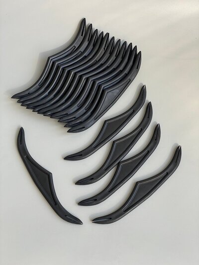 Manufacturing of parts by injection molding