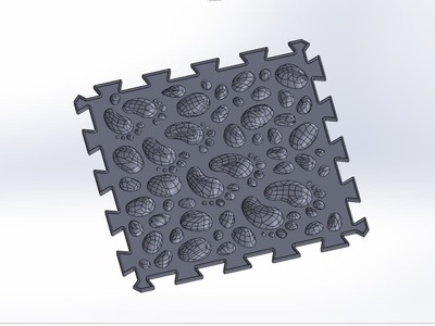 3D-модель ортопедичного килимка