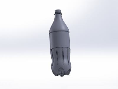 3D модель пляшки