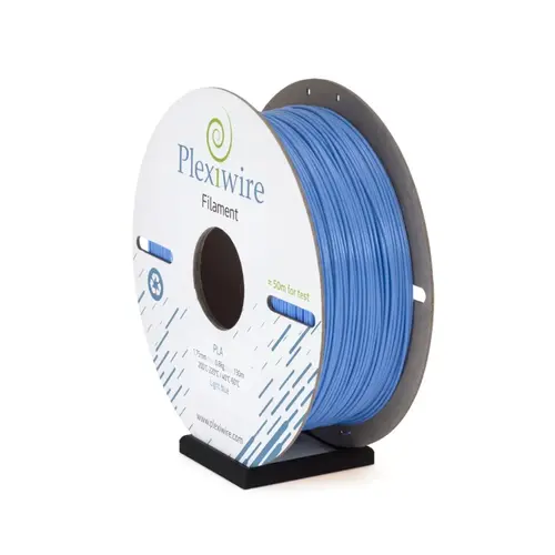 PLA пластик Plexiwire 1,75 мм / 300 м / 0,9 кг Блакитний