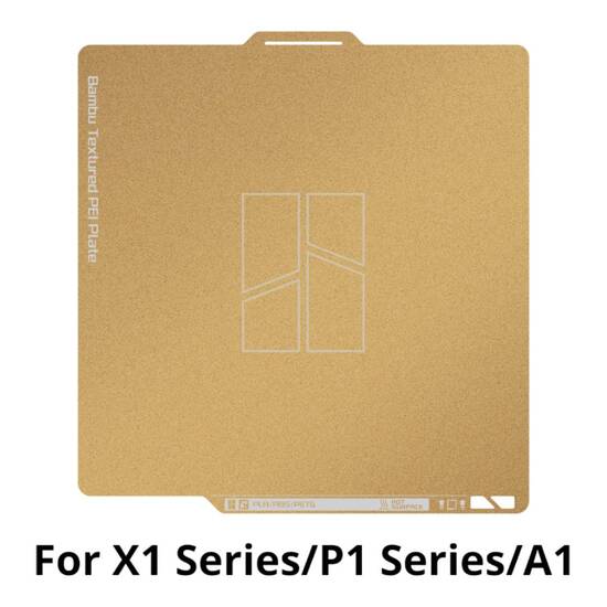 Пластина Bambu Lab Textured PEI Plate для серій X1/P1/A1