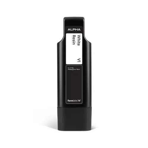 Formlabs Alpha White Resin Cartridge for Form Studio 1, 1 L