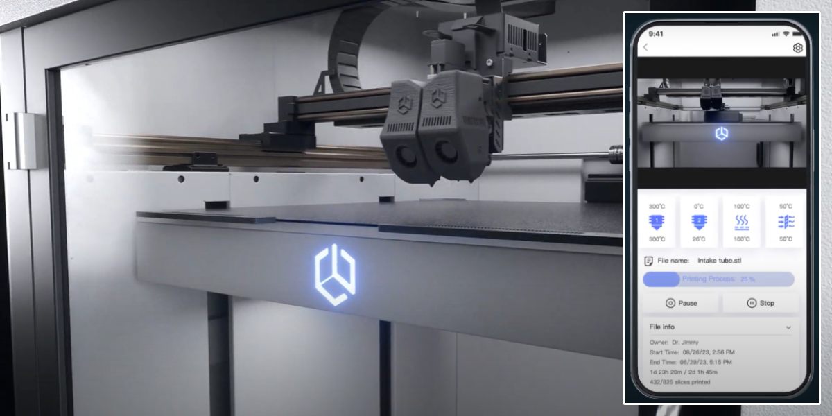 CreatBot D600 Pro 2 HS: удалённое управление и контроль