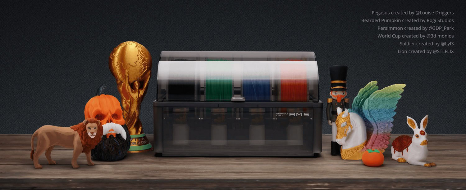 Bambu Lab AMS кольоровий 3D-друк