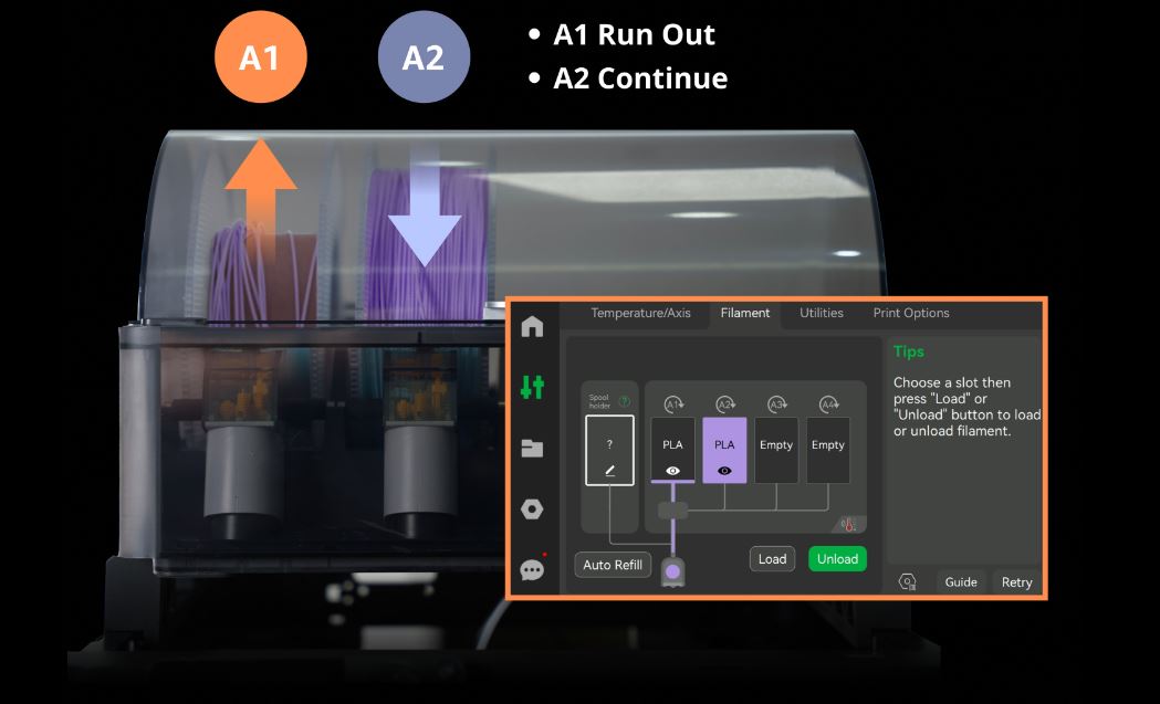 Автоматичне управління філаментом