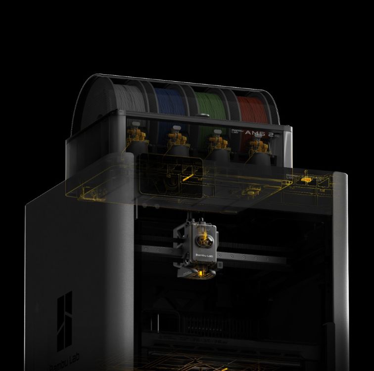 Датчики безопасности в 3D-принтере, включая датчики пламени, для полной защиты во время работы.