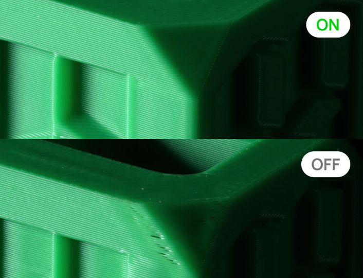 Bambu Lab H2S Combo с интеллектуальной сенсорной системой для безупречной обработки поверхности и четких краев.