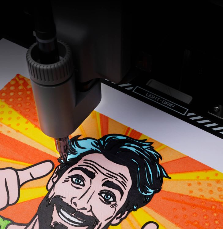 Модуль малювання, що створює ескіз на матеріалі