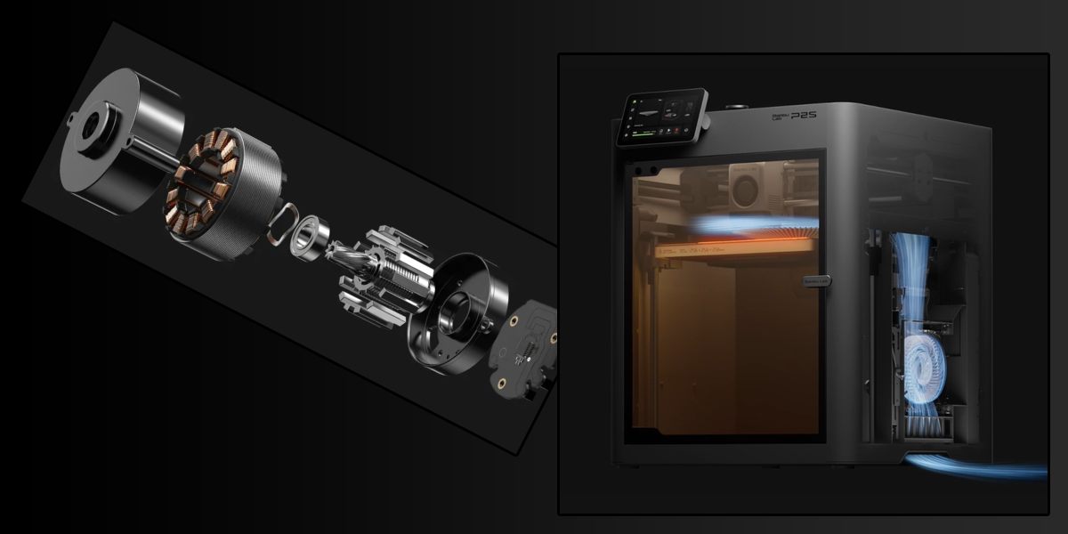 Стальное сопло позволяет печать до 300°C