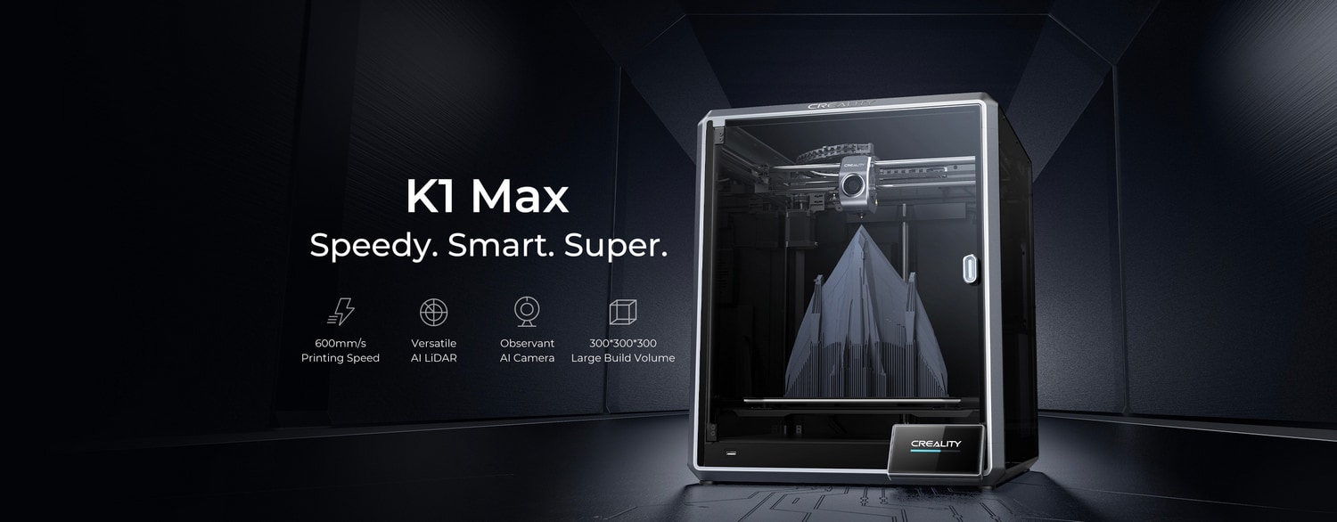 Creality K1 Max 3D-принтер с высокой скоростью печати