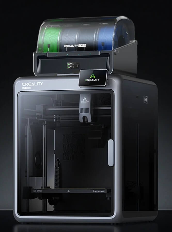 Повний вигляд 3D-принтера K2 Pro Combo з CFS.