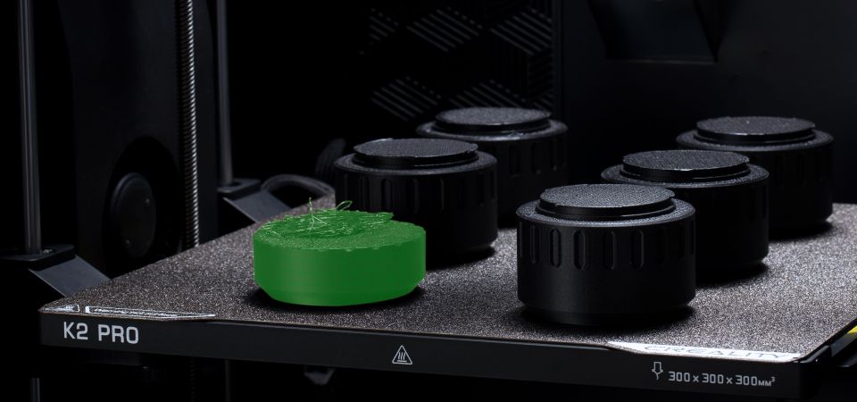 Обнаружение сбоев печати с помощью ИИ на Creality K2 Pro. Скриншот камеры с ИИ, обнаруживающей сбой печати (обнаружение 'спагетти').