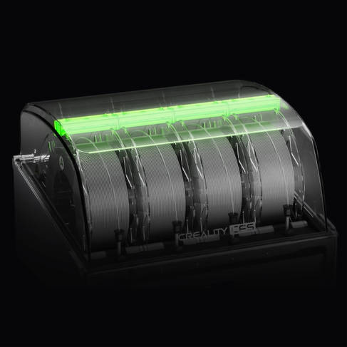 Пружинный фиксатор филамента. Пружинный механизм внутри CFS, предотвращающий соскакивание катушек филамента.