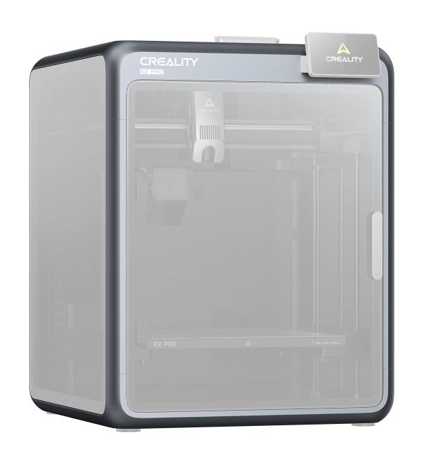 Сверхжесткая рама экзоскелета Creality K2 Pro. Крупный план сверхжесткой конструкции экзоскелета, изготовленной из литого алюминиевого сплава.