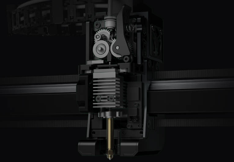 Сенсорный тракт филамента на Creality K2. Схема сенсорного тракта филамента и автоматического магнитного резака на Creality K2.