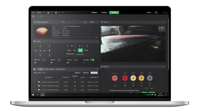 Программное обеспечение Creality Print для Creality K2. Скриншот переработанного программного обеспечения Creality Print для нарезки для Creality K2.