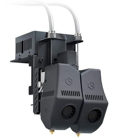 Двойные экструдеры с автоматическим подъемом до 420 °C