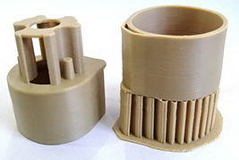 Частина PEEK 300 після відпалювання Частина PEEK 300 після відпалювання