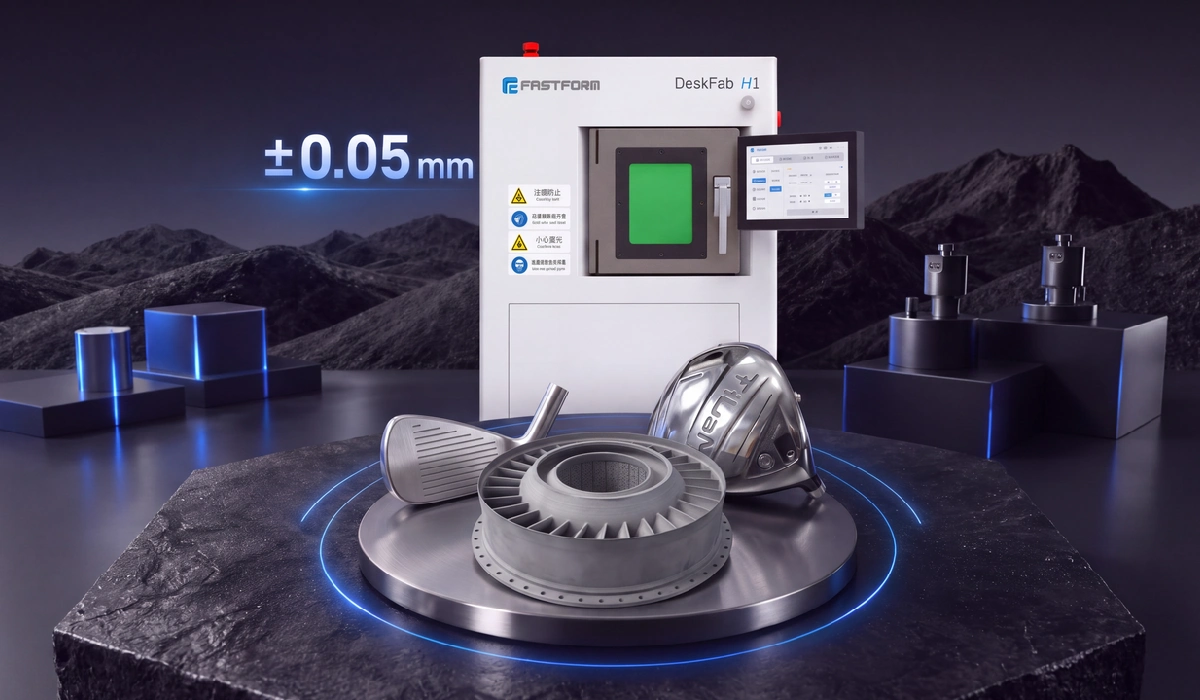 Точность печати и примеры металлических деталей FastForm DeskFab H1