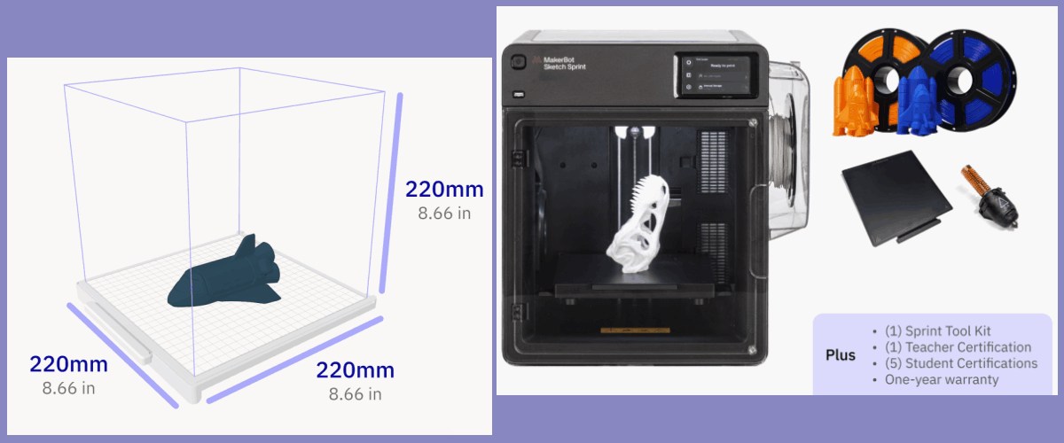 Sketch Sprint: особенности 3Д принтера для обучения