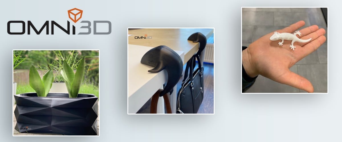 OmniStart 3D-принтер: готові вироби