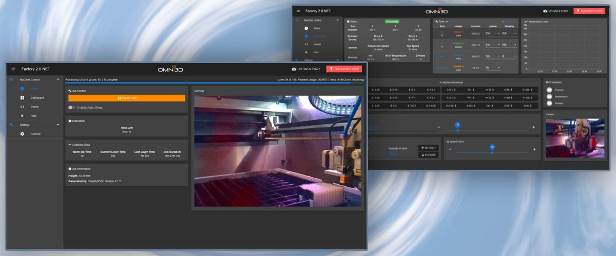 3D-принтер Omni PRO HT: дистанційне керування