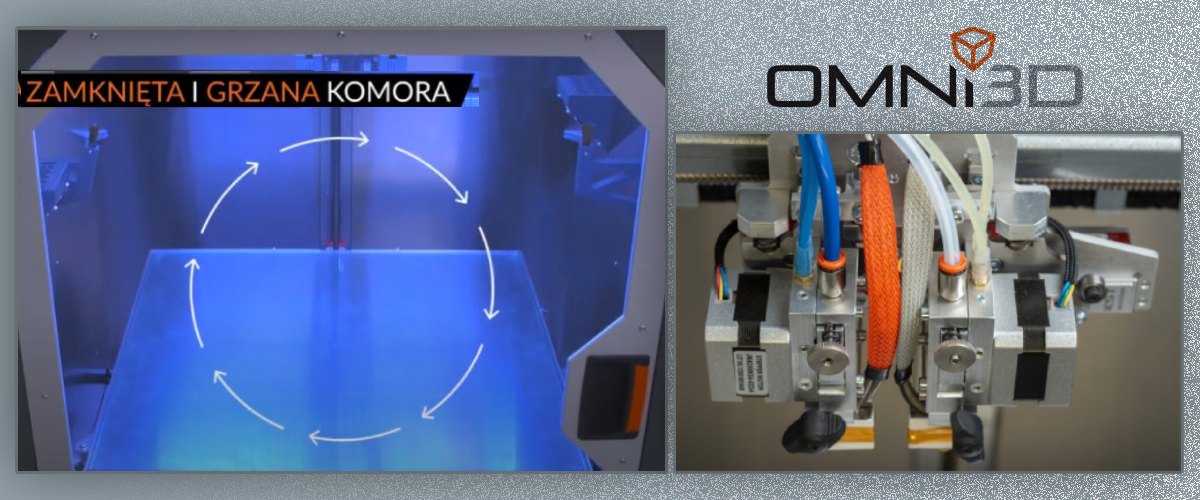 Двойной экструдер Omni TECH 3D-принтера