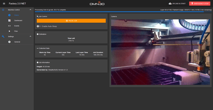 Omni3D Web Control
