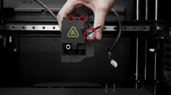 Raise3D E2 - Легкий обмін головками