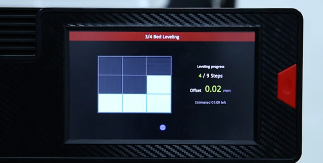 Raise3D E2CF - автовирівнювання