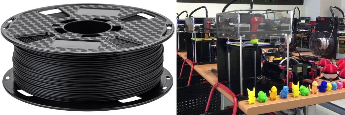 PLA plastic Farm 3D black for 3D farms